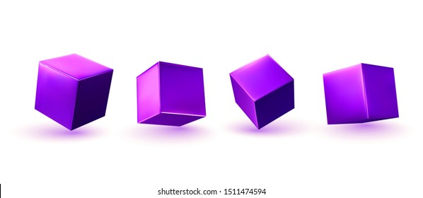 Procesamiento cubo violento 3d