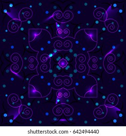 Violet fantastic background