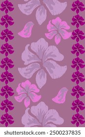 Violet Flora Gemetric Ethnic traditional seamless , Aztec, Tribal, Hmong, Native American Indian, Pattern design for wrap, carpet, decorative illustraion
