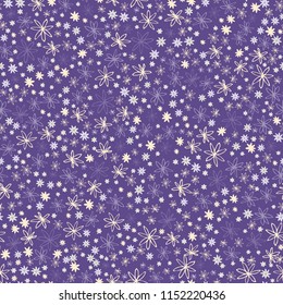 Violet floral background seamless