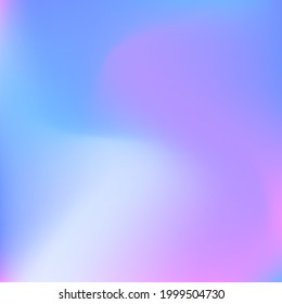 Violetflüssiges, hellrosa Wasser Swirl Gradientmesh. Kurven Sie die dynamische Farbe unscharf Design Bild. Flüssiger Sonnenuntergang, blauer, ruhiger Sonnenaufgang Hintergrund. Lavendel Wavy Pastel Himmel kalte Farbverlauf-Hintergrund.