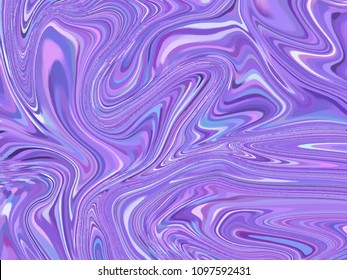 Violet fluid marble  background. Fantasy gradient ultraviolet, purple backdrop. Vector illustration for poster, brochure, invitation, cover book, catalog.