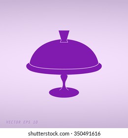 Violet Food serving tray platter
