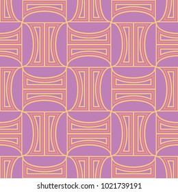 Violet fuchsia geometric seamless pattern. Bright colored background for wallpapers, textile and fabrics