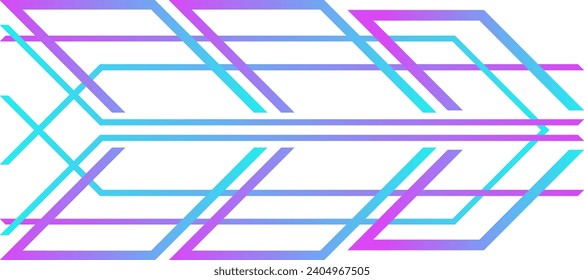 fondo violento futurista de línea de flecha tecnología moderno gradiente púrpura