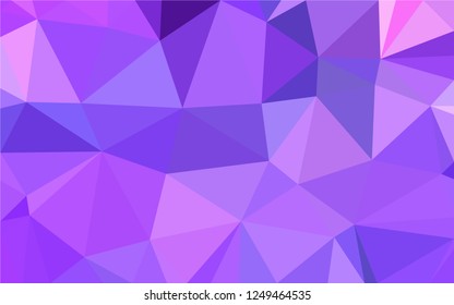 Violet geometric pattern. Gradient background