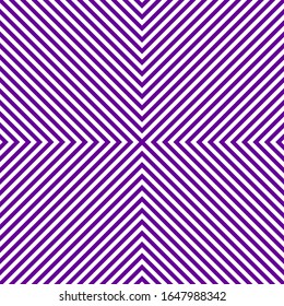 Violet geometric seamless pattern. Cross shape from oblique lines. A good drawing for a site about textiles, fabrics, math.