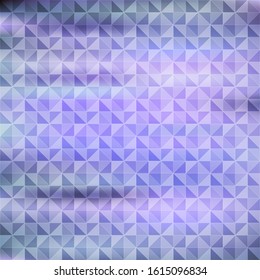 Violet geometric shining triangular background with gradient. New design for your business cards, invitations, calendars, ad, banners, posters, presentations, print, flyers Vector illustration