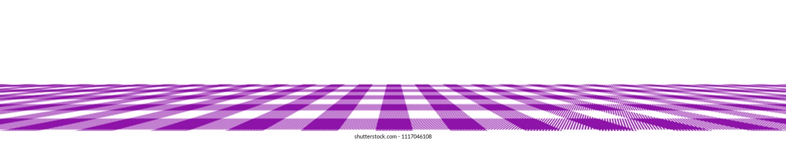Violet Gingham pattern. Texture from rhombus/squares for - plaid, tablecloths, clothes, shirts, dresses, paper, bedding, blankets, quilts and other textile products. Vector illustration.
