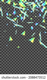 Violet Glare Background Transparent Vector. Twinkle Gradient Illustration. Multicolored Stardust Card. Shine Realistic. Spark Reflex Template.