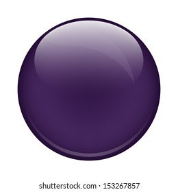 Violet glass sphere