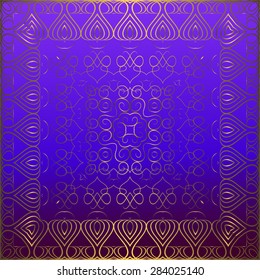 Violet golden Vector  abstract  background 