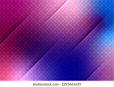 Violet gradient technology modern pattern line classic decoration background. vector illustration.