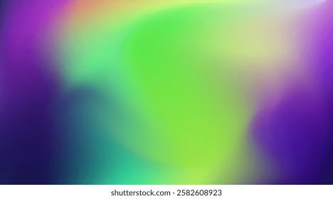 Violet Green Gradient background with space for text. Bright blurred Vector for banners, posters, and graphic design