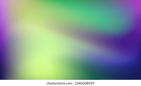 Violet Green Gradient background with space for text. Bright blurred Vector for banners, posters, and graphic design
