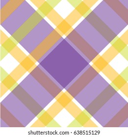 Violet, Green and Orange Diagonal Lines Seamless Background