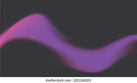 Violet and grey gradient mesh background. Curly flow on space. Curved colorful flow image. Holographic seamless blurry backdrop. Horizontal smoke flow abstraction. Multicolor wallpaper. 