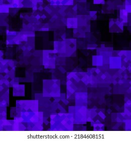 Violet halftone colored camouflage texture seamless pattern. Abstract artistic modern military camo ornament for army and hunting. Fabric and fashion endless print bakground. Vector illustration