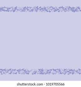 Violet heart background which consists of isolated elements. Modern style with beautiful elements in violet heart background. Can be used as print, wallpaper, cards, logo, background and etc.