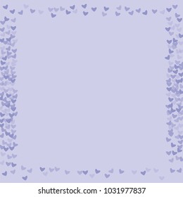 Violet heart background which consists of isolated elements. Modern style with beautiful elements in violet heart background. Can be used as print, wallpaper, cards, logo, background and etc.