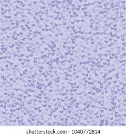 Violet heart background which consists of isolated elements. Modern style with beautiful elements in violet heart background. Can be used as print, wallpaper, cards, logo, background and etc.