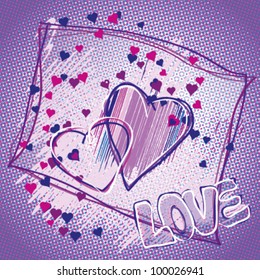 violet hearts