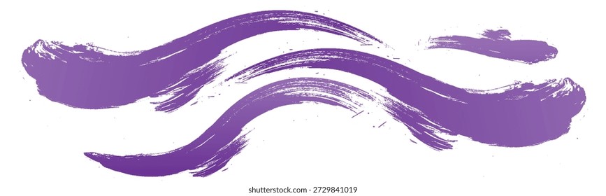 Violet ink brush touch, ink brush strokes frame, ink background painted by brush. vector eps10