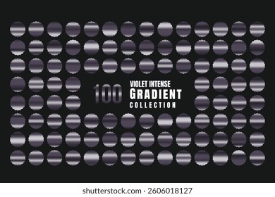 Violet Intense 100 Gradient Swatches