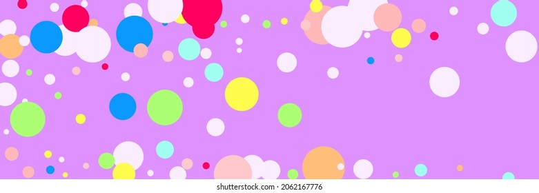 Violet Kids Green Red Pastel Print. Bright Play Children Rainbow Yellow Color Composition. Indigo Pink Beige Circles Multicolor Background. Purple White Bordo Blue Dark Vibrant Background.