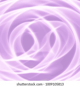 violet lavender watercolor circle pattern with white transparent floral shaped lines, vector illustration