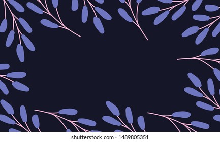 Violet Leaf pattern background for cloth design