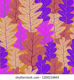 Violet leaves pattern