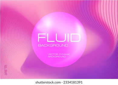 Violet liquid background with a gradient and glowing circle shape composition. Perfect for website, presentations, flyers and posters.