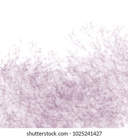 violet mauve watercolor background pattern with short crinkled dry paint brush strokes on white background, vector illustration
