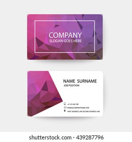 Violet Modern Business-Card.