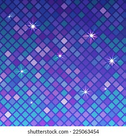 Violet mosaic background, vector illustration 
