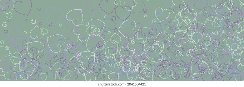 Violet Multicolor Olive Neon Ornamental Fabrics. White Love Purple Vivid Pastel Print. Colorful Hearts Mint Bordo Pink Art Illustration. Party Green Confetti Bright Blue Simple Romantic Pic.