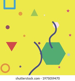Violet Multicolor Red Digital Geometrical Modern Design. Simple Colorful Orange Modern Style Simple Hipster Art. Yellow Pink Blue Vector Design Pic. Green Purple Grey Ornamental Fabrics.