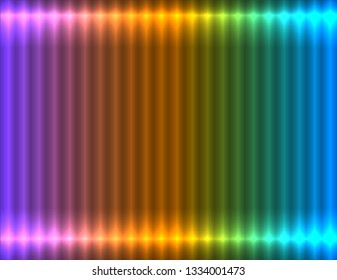 Violet, orange and blue pastel gradient linear background, neon effect