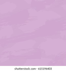 Violet paint brush abstract seamless background. Grunge texture. Vector illustration