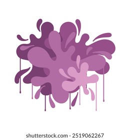 Violet Paint Splash - Single Vector