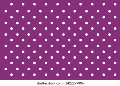 Violet Pastel polka dots background. 