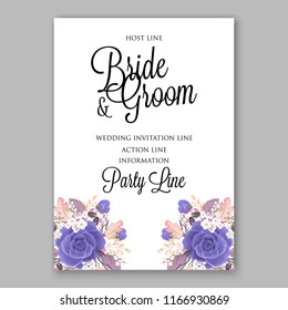 Violet Peony wedding invitation Vector botanical banners set with pink peony flowers greeting card  bridal shower invitation