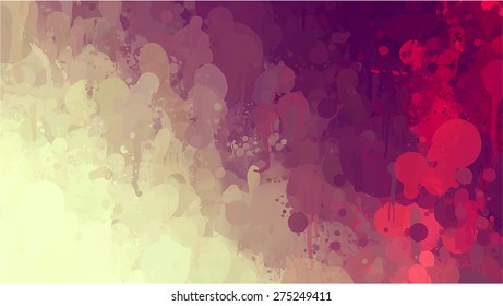Violet and pink brush strokes background. Vector version