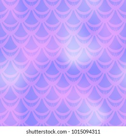 Violet pink mermaid scale vector background. Pastel iridescent background. Fish scale pattern. Seamless pattern swatch. Holographic gradient. Mermaid tail scale seamless pattern. Mermaid texture