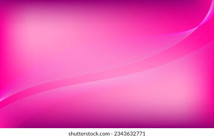 fondo abstracto de gradiente suave de líneas de curvas de onda rosa violeta