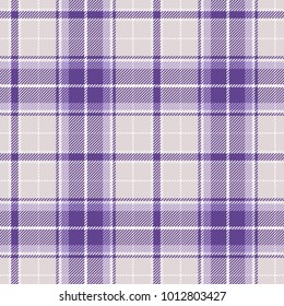 Violet plaid seamless pattern. Vector background eps10