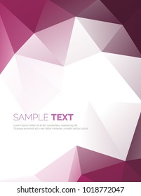 violet polygonal background template