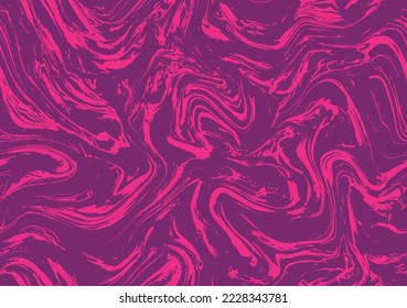 Violet Purple Abstract Graphic Effect. Pink Repeat Vintage Vector Print. Light Seamless Fluid Paint Wallpaper. Pastel Purple Aqua Paint Pattern. Seamless Ink.