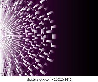  Violet purple abstract technology background.Vector illustration. 